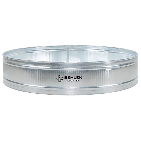 700 gal. Galvanized Round Stock Tank, 8 ft. W x 2 ft. H x 8 ft. L (96 in. L x 96 in. W x 24 in. H)